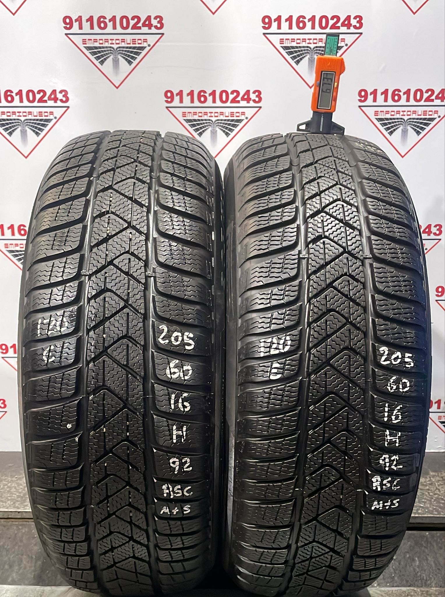 PIRELLI SOTTO ZERO WINTER 210 USADO RSC 205/60 R16 92 H